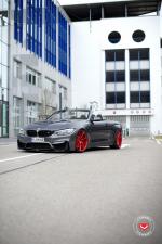 BMW M4 Convertible on Vossen Wheels (VPS-314T) 2017 года